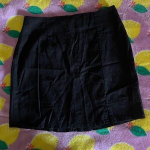 Nasty Gal Black Pencil Mini Skirt